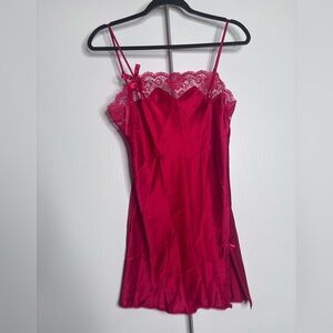 Victoria’s Secret Angel Pink Lace Slip Y2K Style Size S
